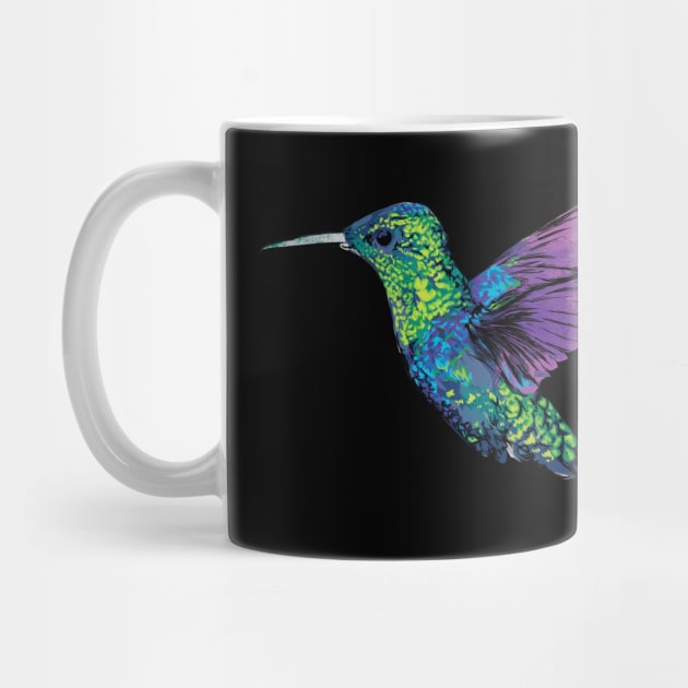 Bright Hummingbird by polliadesign